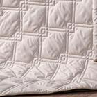 Kit Cobre Leito Diamante Casal King 3 Peças Dupla Face Caqui