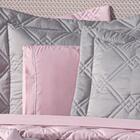 Kit Cobre Leito Diamante Casal King 3 Peças Dupla Face Rose