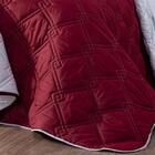 Kit Cobre Leito Diamante Casal King 3 Peças Dupla Face Vinho