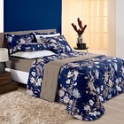 Kit Cobre Leito Dreams Casal Padrão 03 Peças Tecido Dupla Fac