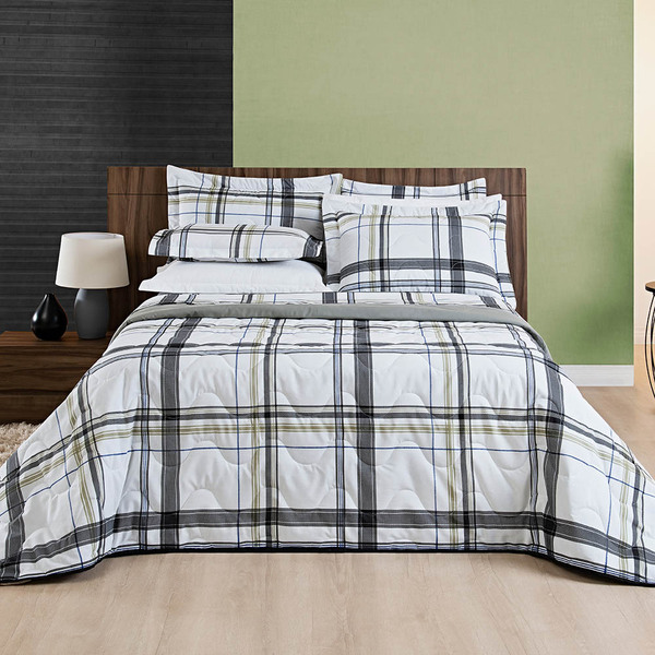 Kit Cobre Leito Dreams Casal Queen 03 Peças Tecido Dupla Face