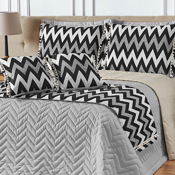 Kit Cobre Leito Florença Em Micropercal Dupla Face King 08 Pe