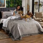 Kit Cobre Leito Fortuny Dupla Face King 04 Peças - Percal 180