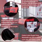 Kit Cobre Leito Game Streamer Vermelho Dupla Face C/ Almofada