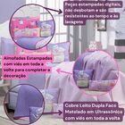 Kit Cobre Leito Gatinhos Dupla Face C/ Almofadas Casal Padrão