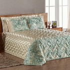 Kit Cobre Leito Gripper Bordado 3 D King 07 Peças - Tifani