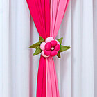 Kit Cobre Leito Infantil Rosa Menina Com Almofada Decorativa