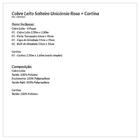 Kit Cobre Leito Infantil Unicórnio Rosa Matelado Com Almofada