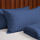 Kit Cobre Leito King 3 Peças Texturizado Micro Percal Ultrass