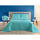 Kit Cobre Leito King Bordado Tiffany Micropercal 200 Fios + J