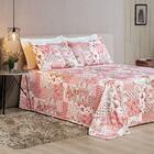 Kit Cobre Leito King Piquet Arezzo 03 Peças Rosê