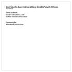 Kit Cobre Leito King Piquet Arezzo Liso 03 Peças - Cinza