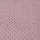 Kit Cobre Leito King Piquet Arezzo Liso 03 Peças - Rosê