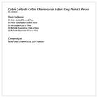 Kit Cobre Leito King Safari 09 Peças - Prata