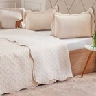 Kit Cobre Leito King Ultra Lisse Lisa New 250x270cm Sandshell