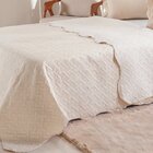 Kit Cobre Leito King Ultra Lisse Lisa New 250x270cm Sandshell