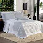 Kit Cobre Leito Liso Napoli King 03 Peças Cor Branco