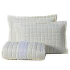 Kit Cobre Leito Liso Napoli Queen 03 Peças Cor Palha