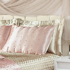 Kit Cobre Leito Lua De Mel Cetim Liso King 10 Peças - Rosê