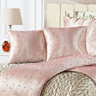 Kit Cobre Leito Lua De Mel Cetim Liso Queen 10 Peças - Rosê