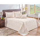 Kit Cobre Leito Madri Queen Palha Estampado 7 Peças + Cortina