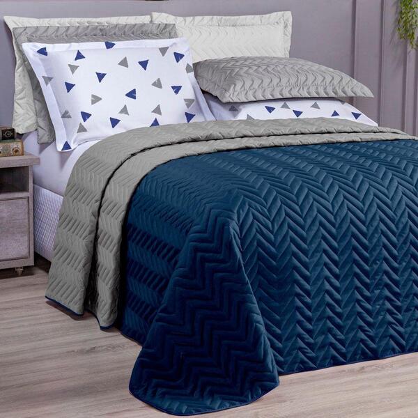 Kit Cobre Leito Marley Queen Dupla Face + Jogo De Lençol 6 Pe