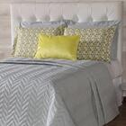 Kit Cobre Leito Modern Queen Microfibra Matelada 7 Peças - Ci