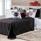 Kit Cobre Leito Motorcycle Dupla Face C/ Almofadas Solteiro 0