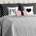 Kit Cobre Leito My Love Queen Microfibra C/ Almofada Laço 8 P