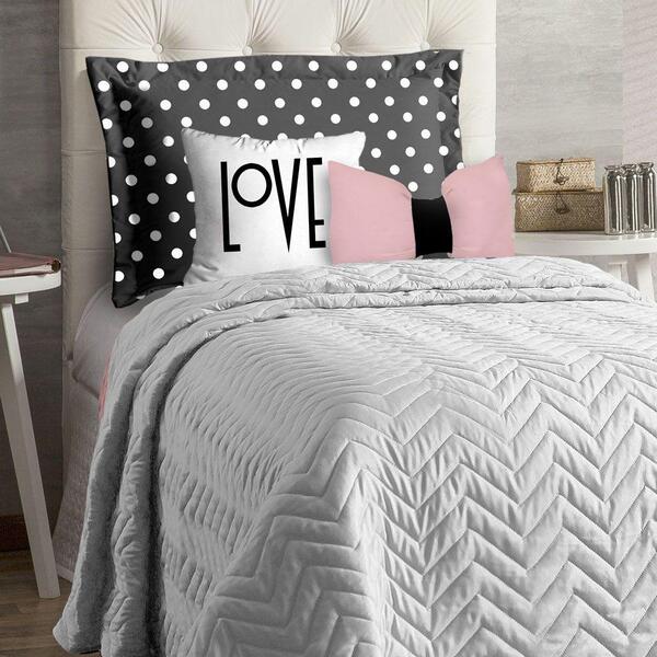 Kit Cobre Leito My Love Solteiro Microfibra C/ Almofada Laço