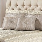 Kit Cobre Leito Óxido Cetim King 09 Peças - Palha