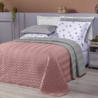 Kit Cobre Leito Queen 6 Peças Tecido Percal Dupla Face Coorde