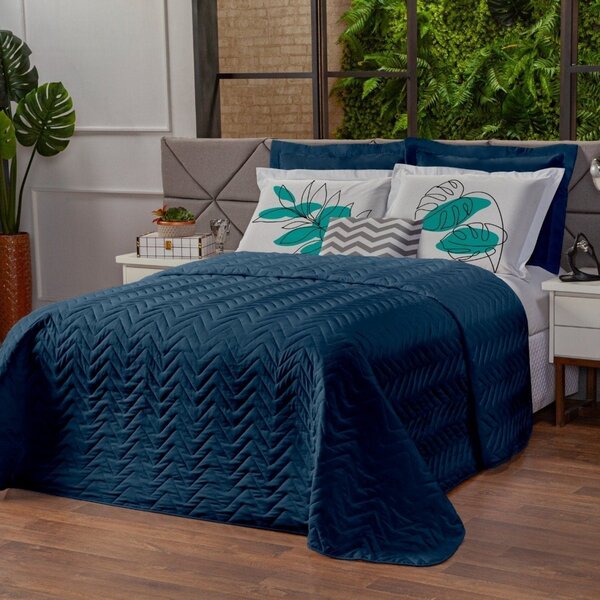 Kit Cobre Leito Queen 7 Peças Tecido Percal Olivia Casaborda