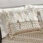 Kit Cobre Leito Queen Espanha Cetim Liso 08 Peças - Bege