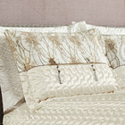 Kit Cobre Leito Queen Espanha Cetim Liso 08 Peças - Palha