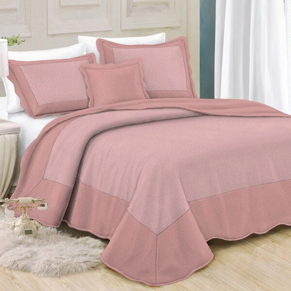 Kit Cobre Leito Queen Frame Com Porta Travesseiros Matelassê