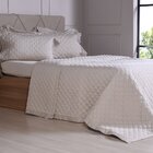 Kit Cobre Leito Queen Lace 300 Fios Acetinado Bordado Inglês