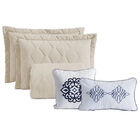 Kit Cobre Leito Queen Marrocos Palha Casaborda 7 Peças