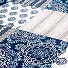 Kit Cobre Leito Queen Piquet 03 Peças Azul