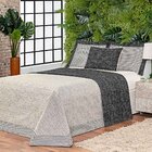 Kit Cobre Leito Queen Rekynte Jacquard Rústico 05 Peças - Pre