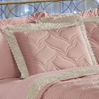 Kit Cobre Leito Queen Renascence Micropercal 07 Peças - Rosê