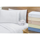 Kit Cobre Leito Queen Roxo/branco + Jogo De Cama Ponto Palito