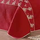 Kit Cobre Leito Queen Ryviera Micropercal 05 Peças - Vermelho