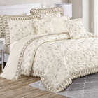 Kit Cobre Leito Queen Size Palha Premium Completo 9 Peças Tec