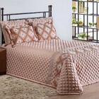 Kit Cobre Leito Queen Supreme Micropercal 05 Peças - Rosê