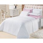 Kit Cobre Leito Queen Top Line Microfibra 180 Fios 3 Peças Br