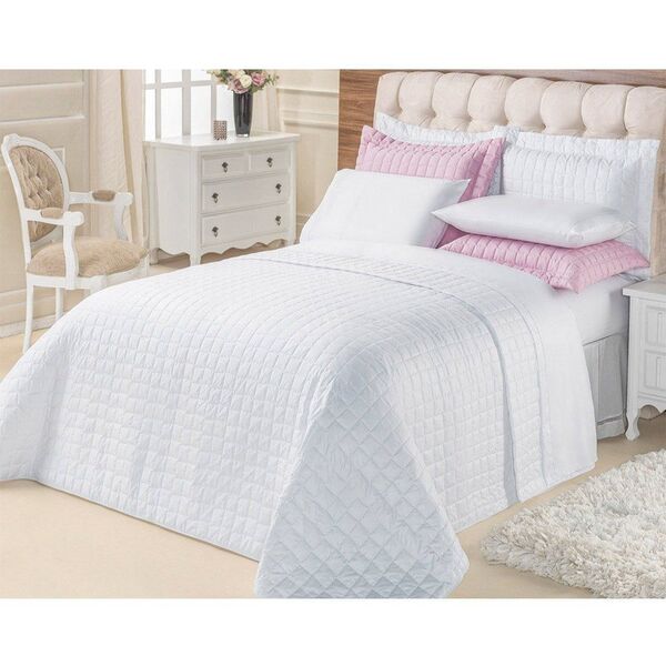 Kit Cobre Leito Queen Top Line Microfibra 180 Fios 3 Peças Br