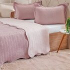 Kit Cobre Leito Queen Ultra Lisse Lisa New 230x250cm Mauve