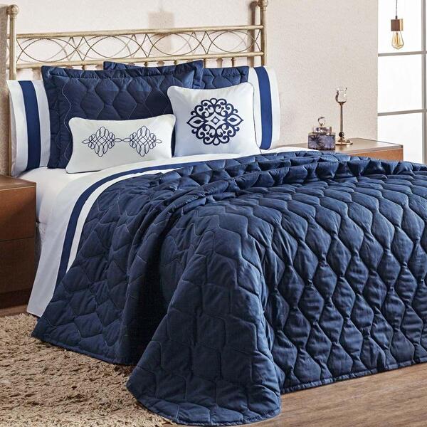 Kit Cobre Leito Renascense Super King Percal 180 Fios C/ Almo