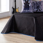 Kit Cobre Leito Rock Dupla Face C/ Almofadas Solteiro 06 Peças